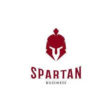 Spartan Icon Logo Design Template Stock Illustration