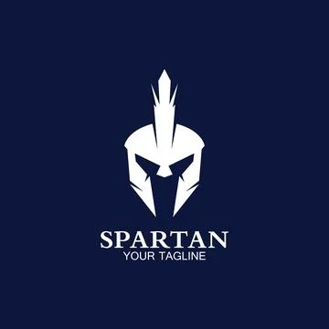 Spartan logo icon designs vector Stock Illustration