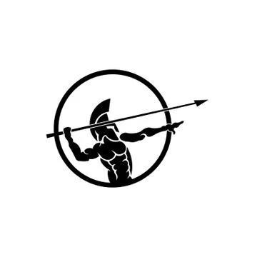 Spartan logo Stock Illustration