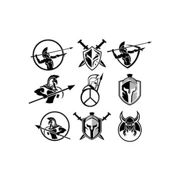 Spartan logo Stock Illustration