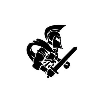 Spartan logo Stock Illustration