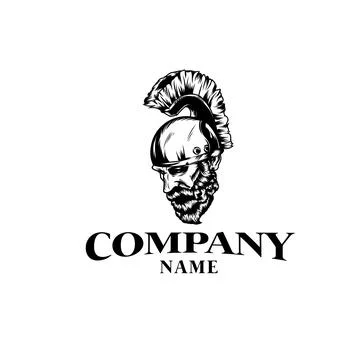 Spartan logo Stock Illustration