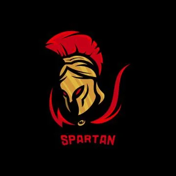 Spartan Logo Vector Template. Modern logo esport team. Emblem logo Stock Illustration