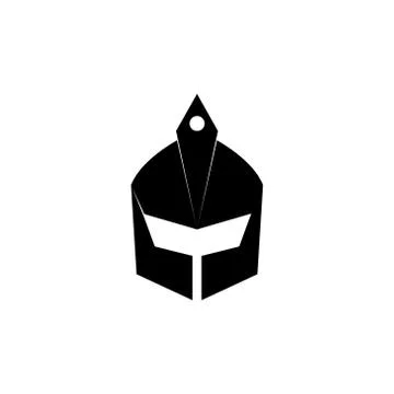 Spartan vector logo icon design template illustration Stock Illustration