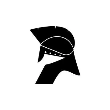 Spartan vector logo icon design template illustration Stock Illustration