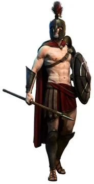 Spartan warrior Stock-Illustration