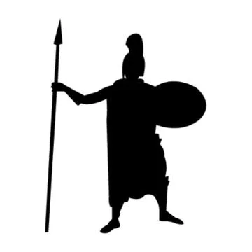 Spartan warrior Stock Illustration