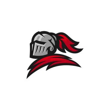 Spartan warrior logo design vector illustration. Warriors sport team logo des Stock Illustration