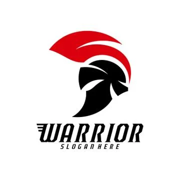 Spartan warrior logo design vector illustration. Warriors sport team logo des Stock Illustration