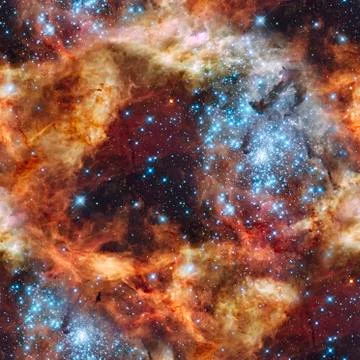 Spase background. Seamless colorful pattern. Stock Illustration