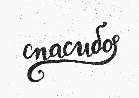 Spasibo Hand Lettered Design Illustrazione stock
