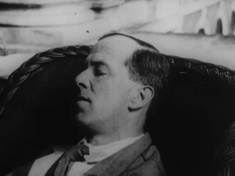 Spasm ceases under hypnosis, but return on waking - 1917 Stock Footage 97229319