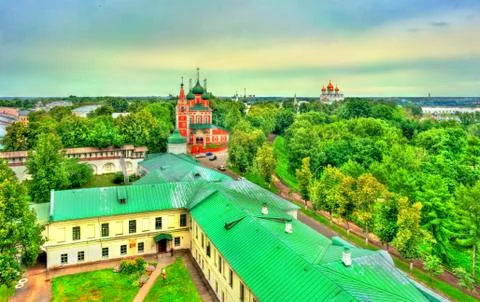 Spaso-Preobrazhensky or Transfiguration Monastery in Yaroslavl, Russia Foto stock