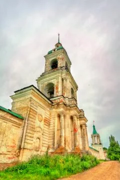 Spaso-Yakovlevsky Monastery or Monastery of St. Jacob Saviour in Rostov, the Stock Photos
