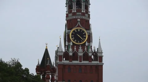 Spasskaya Tower of Kremlin Vidéo 68741228