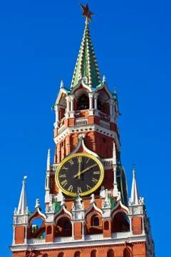 Spasskaya tower Foto stock