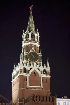 Spasskaya tower Stock Photos