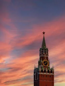 Spasskaya Tower Stock Photos