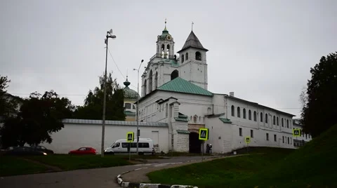 Spassky St Saviour Monastery - Away Stock Footage 67596985