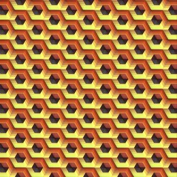 Spatial composition of cubic modules. 3d rendering digital illustration Illustrazione stock