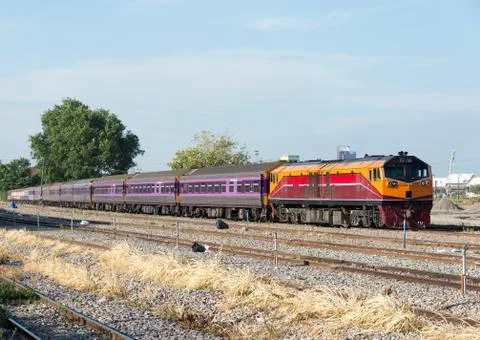 Spatial express train Stock Photos