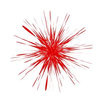 Spattering blood effect. Damage. Vector. Stock Illustration