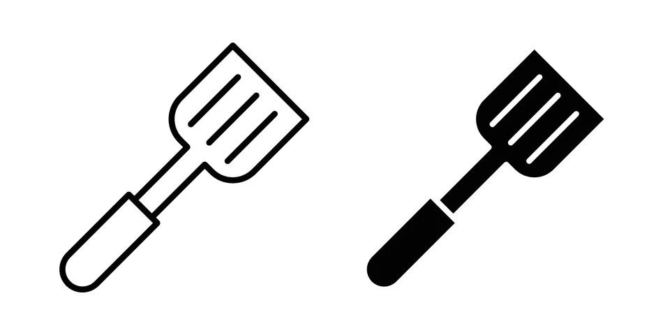 Spatula icon vector design. EPS10 스톡 일러스트