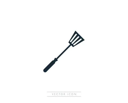 Spatula Icon Vector Logo Template Illustration Design Stock Illustration
