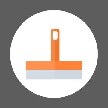 Spatula Icon Working Hand Tool Equipment Concept Stock Illustration