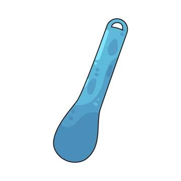 Spatula illustration Ilustração Stock