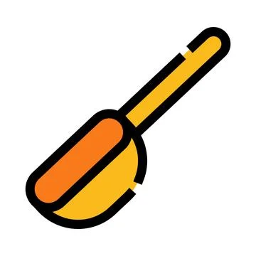 Spatula kitchen cooking tool flat icon design イラスト素材