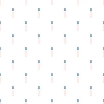 Spatula kitchen utensil pattern creating cooking background Stock Illustration