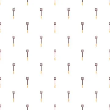 Spatula pattern creating seamless culinary background design イラスト素材