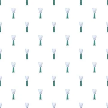 Spatula tools creating seamless pattern wallpaper design Stockillustratie
