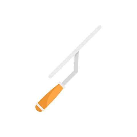 Spatula trowel icon flat isolated vector Stock Illustration