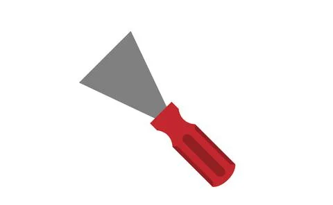 Spatula vector icon. Colored vector icon isolated on white background Stock Illustration