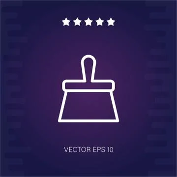 Spatula vector icon Stock Illustration