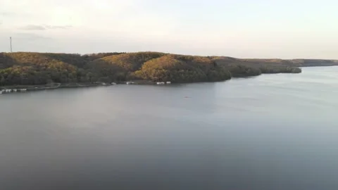 Spavinaw lake OK 3 Stock Footage 237976997