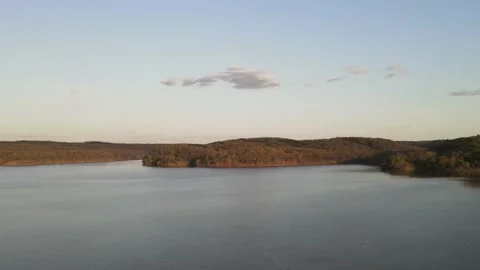 Spavinaw lake OK 4 Stock Footage 237976972