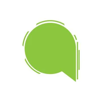 Speak balloon box vector chatting design. Doodle symbol. Message cartoon of o 스톡 일러스트