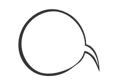 Speak bubble Illustrazione stock