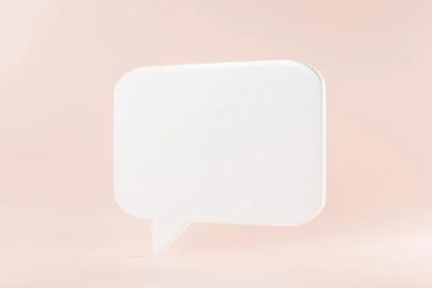 Speak bubble text, talk chatting box, thinking sign symbol, message box outli Stock Illustration