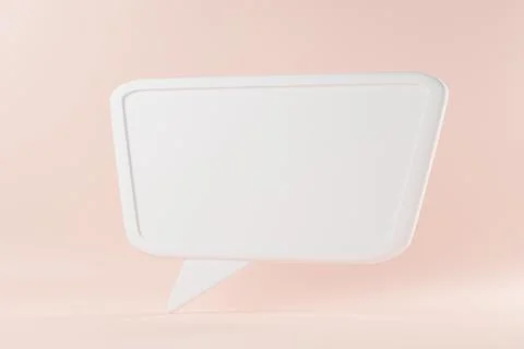 Speak bubble text, talk chatting box, thinking sign symbol, message box outli Stockfoto's