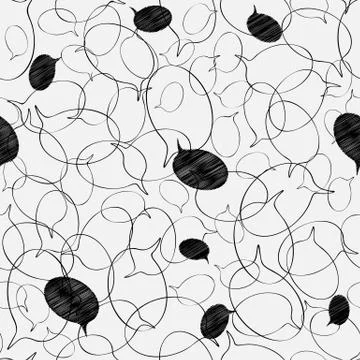 Speak bubbles background Stock Illustration
