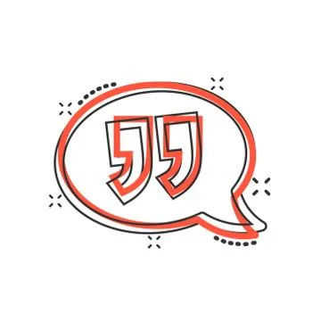 Speak chat icon in comic style. Speech bubble cartoon vector illustration on  Illustrazione stock