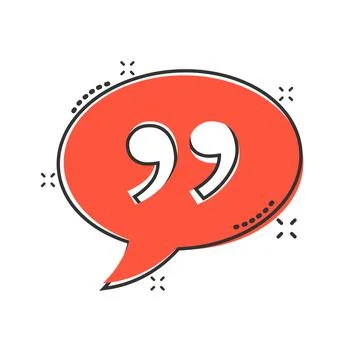 Speak chat icon in comic style. Speech bubble cartoon vector illustration on  Stock Illustration
