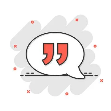Speak chat icon in comic style. Speech bubble cartoon vector illustration on  Stock Illustration