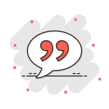 Speak chat icon in comic style. Speech bubble cartoon vector illustration on  Stock Illustration