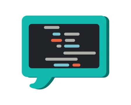 Speak Cloud Vector Concept in Flat Design Stock Illustration