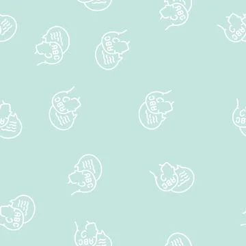 Speak english line seamless pattern Illustrazione stock